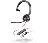 HP Poly Blackwire 3310 - Blackwire 3300 series - micro-casque - sur-oreille - filaire - USB-A - noir Noir G