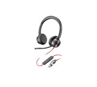 HP Poly Blackwire 8225 Stereo Microsoft Teams Certified USB-C Headset +USB-C/A Adapter