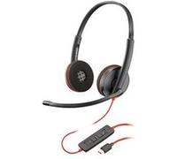 HP Poly Blackwire C3220 - 3200 Series - micro-casque - sur-oreille - filaire - USB-C - noir - Certifié Skype, Certifié Avaya, certifié Cisco Jabber Noir G