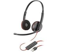 HP Poly Blackwire C3220 - Blackwire 3200 Series - micro-casque - sur-oreille - filaire - USB-A - noir - Certifié Skype, Certifié Avaya, certifié Cisco Jabber Noir G