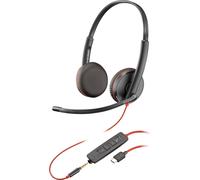 HP POLY Blackwire C3225 Casque stéréo USB-C (unité d'emballage) - filaire - bureau/centre d'appels - 20 - 20000 Hz - 164,2 g - casque - noir