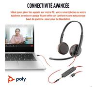 HP Poly Blackwire C3225 USB-A/