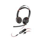HP Poly Blackwire C5220 - Blackwire 5200 series - micro-casque - sur-oreille - filaire - USB-A, jack 3,5mm - noir - Certifié pour Microsoft Teams, Certifié pour Skype for Business, certifié Cisco...