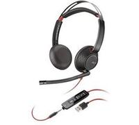 HP Poly Micro-casque Blackwire C5220 USB-A filaire Jack 3,5 mm Noir certifié Microsoft Teams