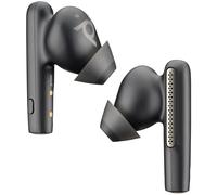 HP Poly Écouteurs noir charbon Poly Voyager Free 60+ UC + adaptateur USB-C BT700 + étui de charge avec écran tactile