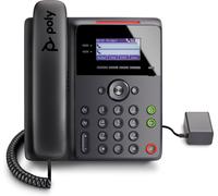 HP Poly Edge B10 - Téléphone VoIP avec ID d'appelant/appel en instance - à 5 voies capacité d'appel - SIP, SDP - 8 lignes - noir
