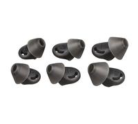 HP Poly - Embout auriculaire pour casque Bluetooth - moyen - noir (pack de 2) - pour Poly Voyager 6200