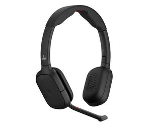 HP Poly Focus 625 Casque Bluetooth Stéréo Casque Bluetooth stéréo professionnel avec réduction de bruit active hybride, microphones optimisés par IA