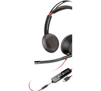 HP Poly Headset Blackwire C5220 Stereo USB- Micro-casque supra-auriculaire Stereo noir Noise Cancelling ordinateur
