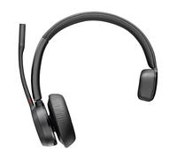 Micro-casque monaural POLY Voyager 4320 UC avec adaptateur USB-A BT700 et base de chargement