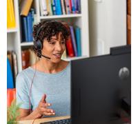 Poly Blackwire 5220 - Blackwire 5200 series - micro-casque - sur-oreille - filaire - USB-A, jack 3,5mm - noir - Certifié pour Microsoft Teams,