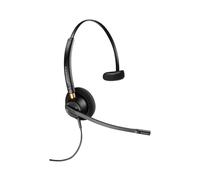 HP Poly Micro-casque Poly EncorePro 510D monaural numérique avec fonction Quick Disconnect TAA, Avec fil, Appels/Musique, 52 g, Casque, Noir 783Q0AA
