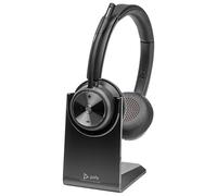 Poly Micro-casque sans fil Savi 7320 – Suppresseur de bruit actif, DECT – Noir
