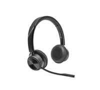 Plantronics Micro-casque sans fil Poly Savi 7420 Stereo DECT Bluetooth 5.2 13h Noir