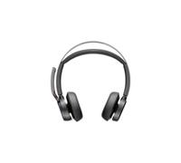 HP Poly Micro-casque Poly Voyager Focus 2 USB-C-C certifié Microsoft Teams + adaptateur USB-C/A