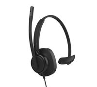 HP Poly Mission 415 USB-C/A Mono Classic Casque mono USB-C/a avec microphone à réduction du bruit par IA, audio super large bande et coussinet en