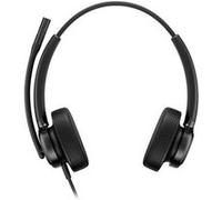 Poly Mission 425 - Mission 400 Series - micro-casque - sur-oreille - filaire - Suppresseur de bruit actif - USB-A, USB-C - noir - certifié Zoom,