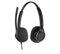 Poly Casque stéréo Mission 425 USB-C + adapt. USB-A, micro anti-bruit, audio super large-bande, Noir
