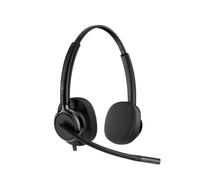 HP Poly Mission 425 USB-C/A Duo Casque stéréo USB avec connexion USB-C/A et adaptateur USB-A, microphone à réduction de bruit et audio super large