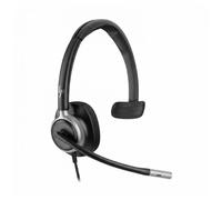 HP Poly Mission 615 USB-C Mono Casque USB-C mono pour le bureau avec 2 microphones, voyant d'occupation et fonction mute par rotation de perche micro,