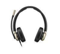 HP Poly Mission 825 - Mission 800 Series - micro-casque - sur-oreille - filaire - Suppresseur de bruit actif - USB-A, USB-C - noir - Certifié pour Microsoft Teams, Works With Chromebook Certified, cer