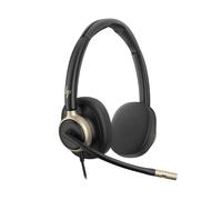 HP Poly Mission 825 USB-C Duo ANC Casque USB-C duo pour le bureau avec ANC, 4 microphones et voyant « occupé », conçu pour offrir plus de