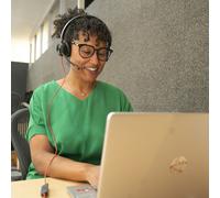 HP POLY Poly Micro-casque Blackwire 8225 stéréo USB-C certifié Microsoft Teams + adaptateur USB-C/A, Avec fil, Bureau/Centre d'appels, 186 g, Casque, Noir 8X2