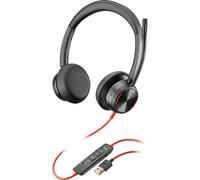 HP POLY POLY Micro-casque Blackwire 8225 USB-A, Avec fil, Bureau/Centre d'appels, 20 - 20000 Hz, 185 g, Casque, Noir 772K2AA