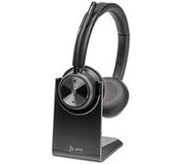 HP Poly Savi 7320 - Savi 7300 series - micro-casque - sur-oreille - DECT - sans fil - USB-A via adaptateur DECT - noir - Certifié pour Microsoft Teams, certifié UC Noir G