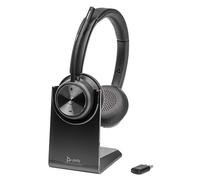 HP Poly Savi 7320 - Savi 7300 series - micro-casque - sur-oreille - DECT - sans fil - USB-A via adaptateur DECT - noir - certifié UC