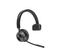 Poly Casque Savi 7410 Office UC – DECT sans-fil 3 voies mono 1 écouteur + socle Noir