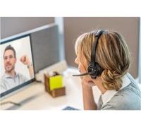 Poly W8220-M, MSFT Casque Sans fil Arceau Bureau/Centre d'appels Bluetooth Noir