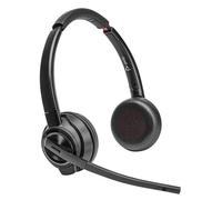 HP Poly Savi 8420 Office - Savi 8400 series - micro-casque - sur-oreille - DECT / Bluetooth - sans fil - Suppresseur de bruit actif - noir - Certifié pour Microsoft Teams