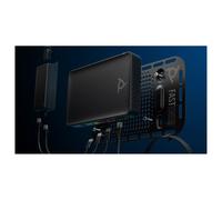 HP Poly Studio G62 - Sans cordon d'alimentation - système de vidéoconférence - Certifié pour Microsoft Teams, Certifié pour la vidéo multiple - noir - Conformité TAA - avec PoE+ Adapter