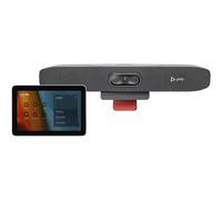 HP Poly Studio - Pour Microsoft Teams - Small Room Kit - kit de vidÃ©o-confÃ©rence (Poly Studio R30 video bar, contrÃ´leur tactile Poly GC8) - CertifiÃ© pour Microsoft Teams, certifiÃ© Zoom -...