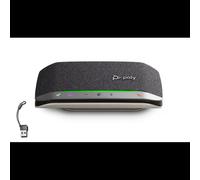 HP Poly Sync 20-M Speakerphone USB-C/A Adaptateur, Bluetooth 5.1, Autonomie 20h, 3 Microphones, Réduction Bruit, Windows/macOS, Batterie Li-Ion