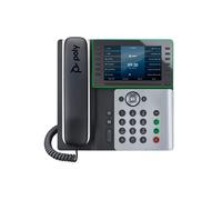 HP Poly Téléphone IP Poly Edge E550 compatible PoE, Téléphone IP, Noir, Combiné filaire, 12 lignes, IPS, 12,7 cm (5') 82M91AA