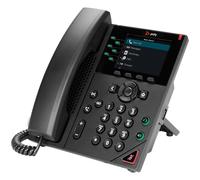 Poly Téléphone IP VVX 350 à 6 lignes et compatible PoE