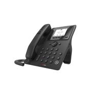 HP Poly Téléphone multimédia professionnel Poly CCX 350 pour Microsoft Teams et compatible PoE, Téléphone IP, Noir, Combiné filaire, Android 12, LCD,