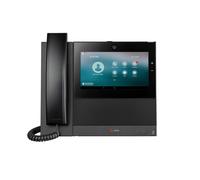 HP Poly Téléphone multimédia professionnel Poly CCX 700 avec Open SIP et compatible PoE, Téléphone IP, Noir, Combiné filaire, 24 lignes, LCD, 17,8 cm
