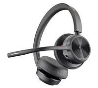 HP Poly Voyager 4320-M - Voyager 4300 series - micro-casque - sur-oreille - Bluetooth - sans fil, filaire - USB-A - noir - Certifié pour Microsoft Teams, certifié Zoom