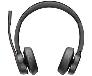 HP Poly Voyager 4320 UC Stereo USB-A Headset +BT700 USB-A Adapter +Charging Stand
