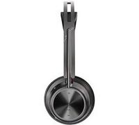 HP Poly Voyager Focus 2 - Micro-casque - sur-oreille - Bluetooth - sans fil, filaire - Suppresseur de bruit actif - USB-C via un adaptateur Bluetooth - noir Noir G
