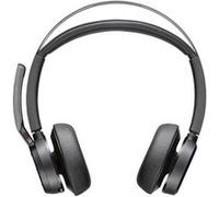 HP Poly Voyager Focus 2 - Micro-casque - sur-oreille - Bluetooth - sans fil, filaire - USB-C via un adaptateur Bluetooth - noir - Certifié pour Microsoft Teams Noir G