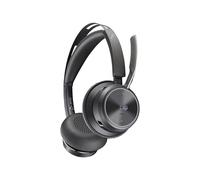 HP Poly Voyager Focus 2 Microsoft Teams Certified USB-C Bluetooth Headset +USB-C/A Adapter + Charging Stand No localization