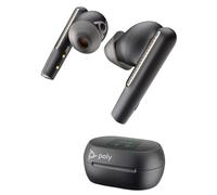 HP Poly Voyager Free 60+ - Écouteurs sans fil avec micro - intra-auriculaire - Bluetooth - Suppresseur de bruit actif - USB-A via adaptateur Bluetooth, jack 3,5mm - noir de charbon - Certifié...