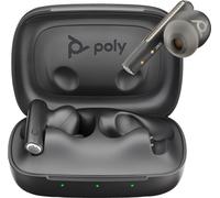 Poly Voyager Free 60 UC - Écouteurs sans fil avec micro - intra-auriculaire - Bluetooth - Suppresseur de bruit actif - USB-A via adaptateur Bluetooth - noir de charbon - certifié Zoom
