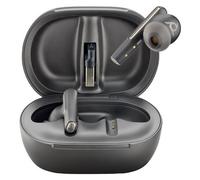HP Poly Voyager Free 60+ UC - Écouteurs sans fil avec micro - intra-auriculaire - Suppresseur de bruit actif - USB-A via adaptateur Bluetooth - noir de charbon - certifié Zoom