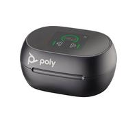 HP Poly Voyager Free 60+ UC M Carbon Black Earbuds +BT700 USB-C Adapter +Touchscreen Charge Case Casque Sans fil Ecouteurs Appels/Musique USB Type-C Bluetooth