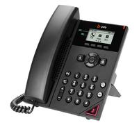 HP Poly VVX 150 - Téléphone VoIP - (conférence) à trois capacité d'appel - SIP, RTCP, RTP, SRTP, SDP - 2 lignes